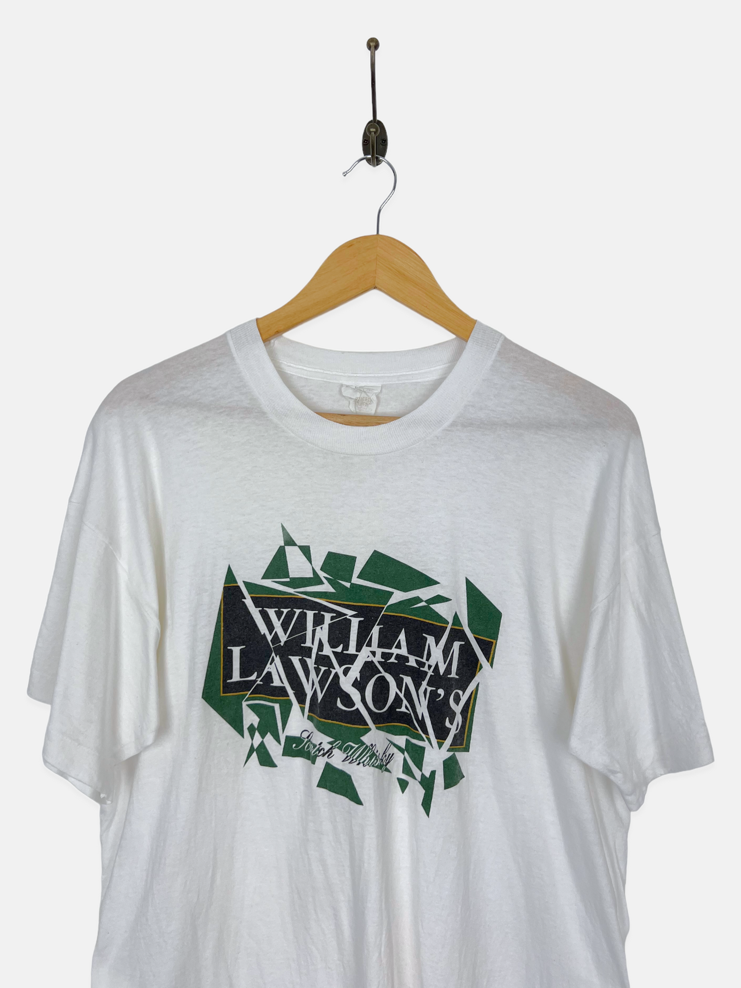 90's William Lawson's Scotch Whisky Vintage T-Shirt Size M