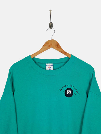 Pine River Pool League Embroidered Vintage Sweatshirt Size XL