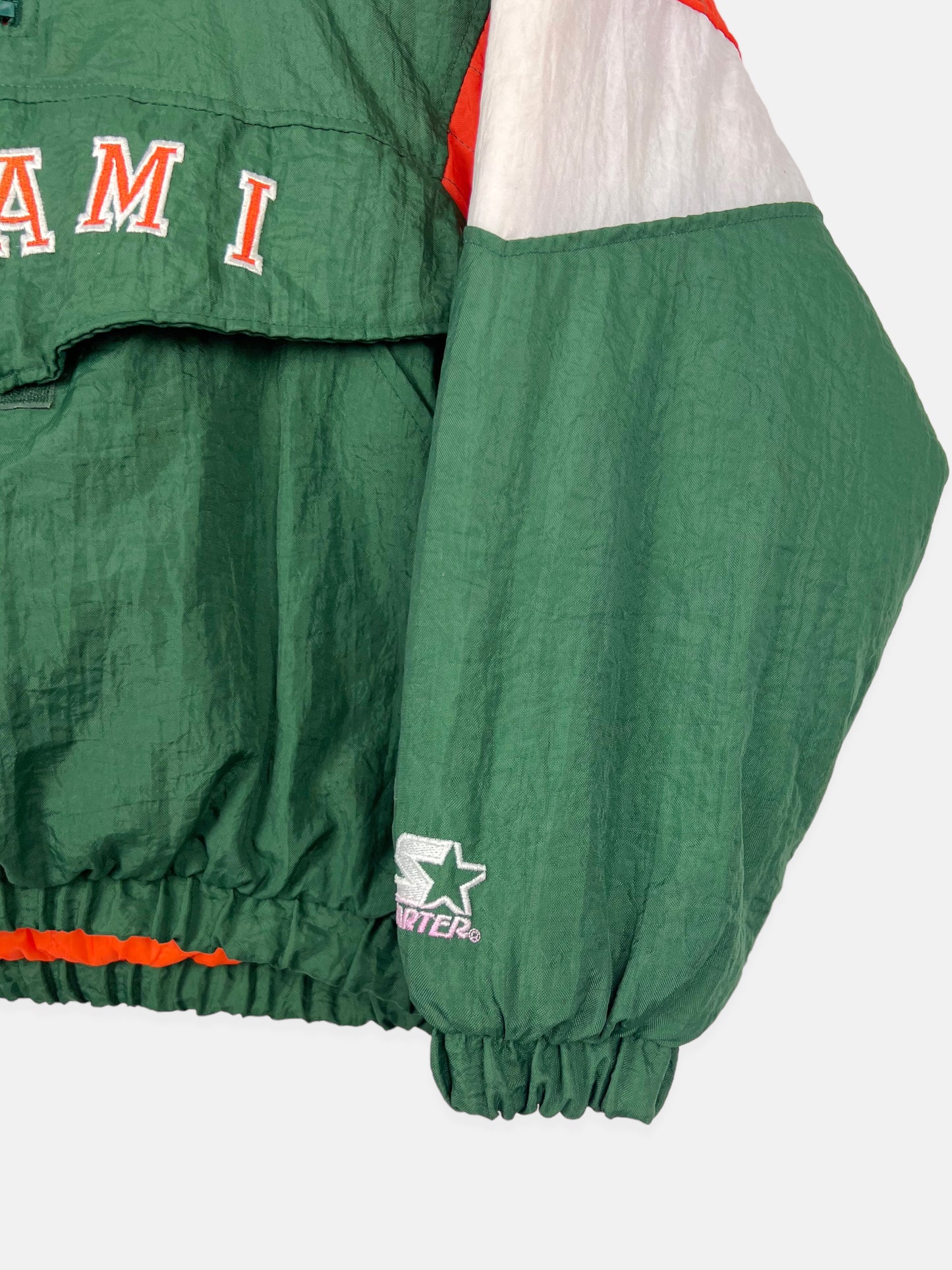 90's Miami Hurricanes Starter Embroidered Puffer Jacket Size 6-8