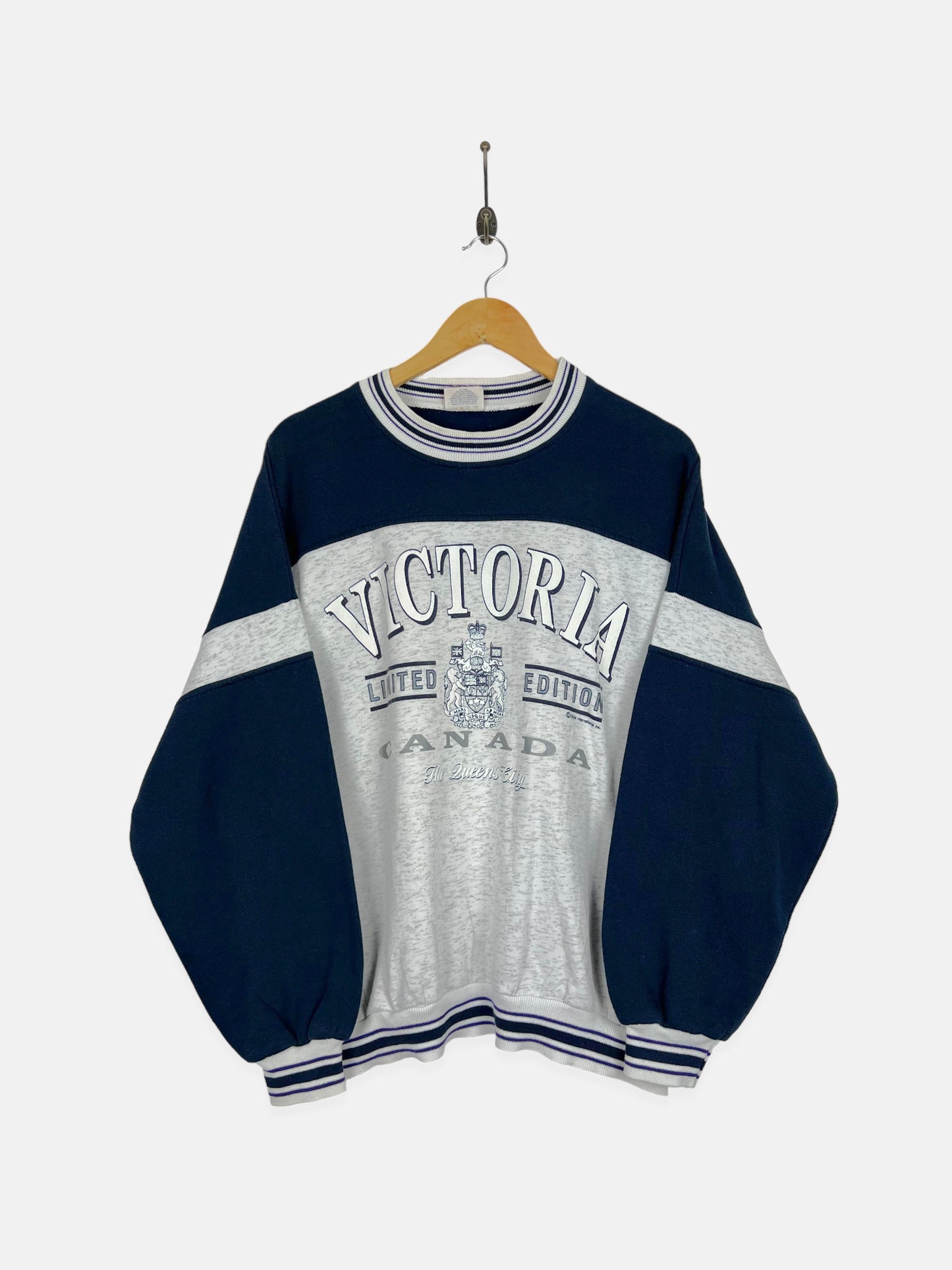 90's Victoria Canada Made Vintage Sweatshirt Size L