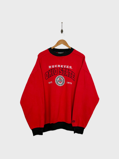 90's Ohio State Buckeyes Embroidered Vintage Sweatshirt Size L-XL