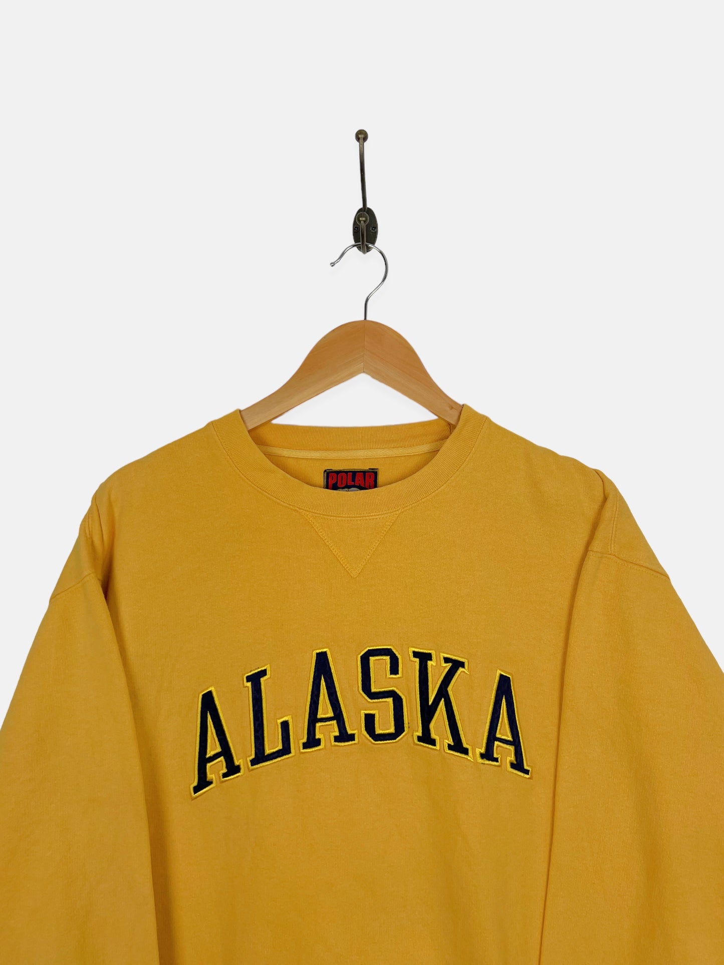 90's Alaska Embroidered Vintage Sweatshirt Size 12-14