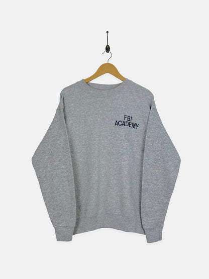 90's FBI Academy USA Made Embroidered Vintage Sweatshirt Size M-L