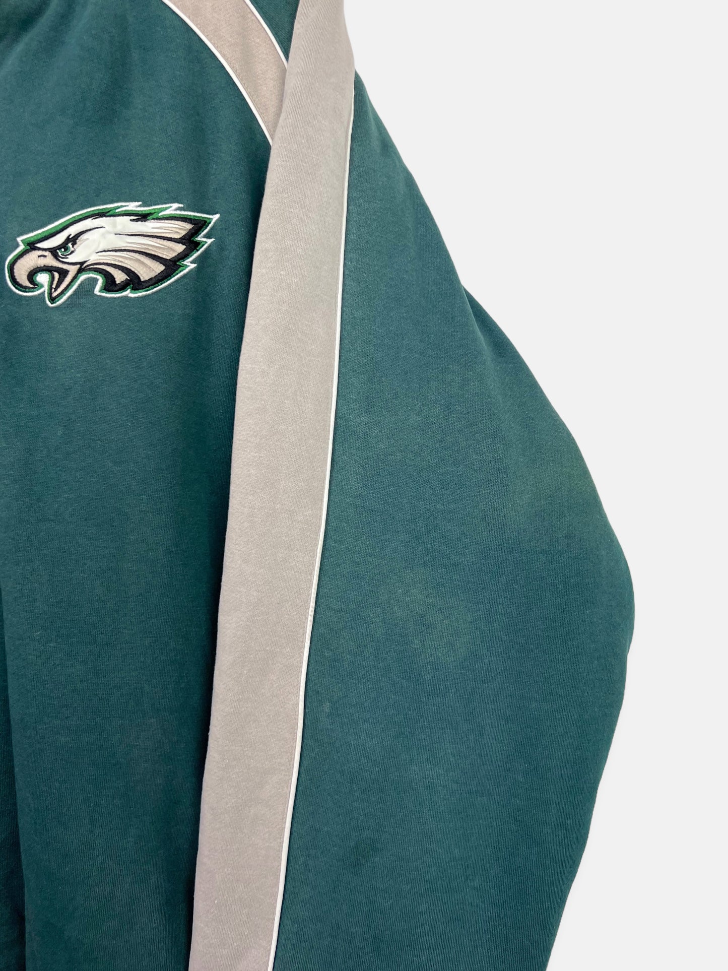 90's Philedelphia Eagles NFL Embroidered Vintage Jacket with Hood Size 4XL