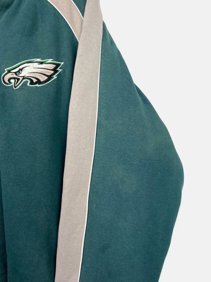 90's Philedelphia Eagles NFL Embroidered Vintage Jacket with Hood Size 4XL
