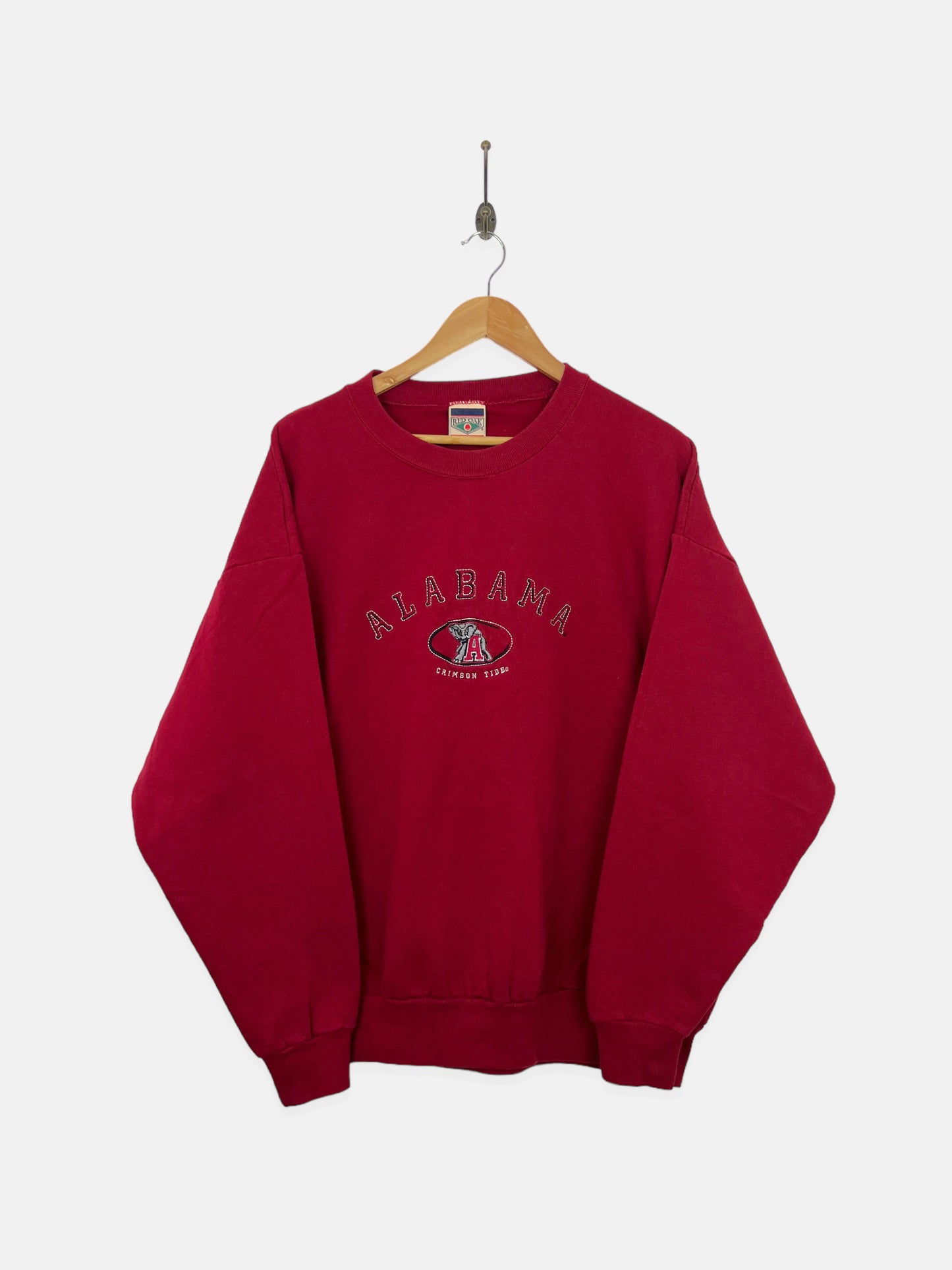 90's Alabama Crimson Tide Embroidered Vintage Sweatshirt Size L