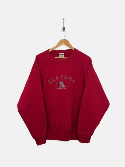 90's Alabama Crimson Tide Embroidered Vintage Sweatshirt Size L
