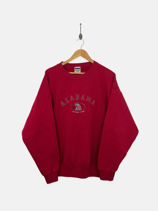 90's Alabama Crimson Tide Embroidered Vintage Sweatshirt Size L