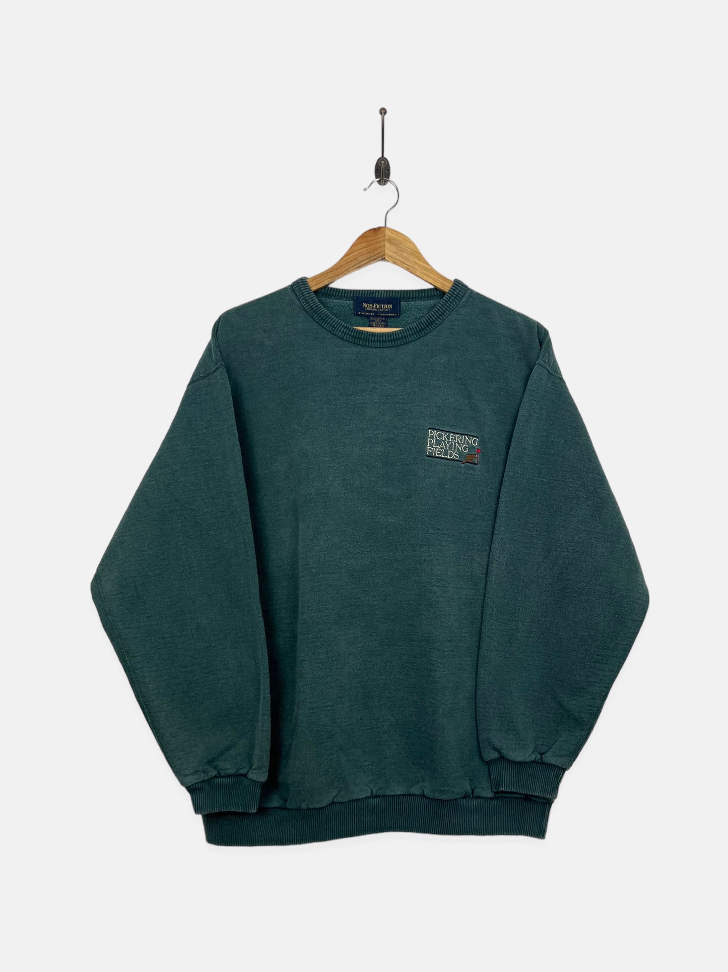 90's Pickering Playing Fields Canada Made Vintage Sweatshirt Size L