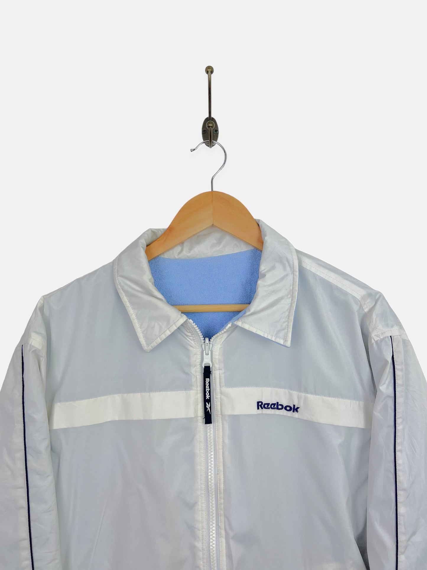 90's Reversible Reebok Embroidered Vintage Jacket Size 10