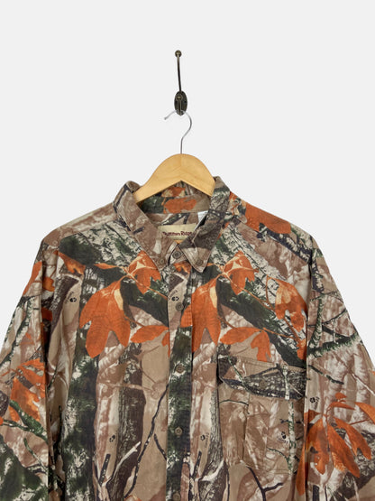 90's Realtree Camo Vintage Button Up Shirt Size 3XL