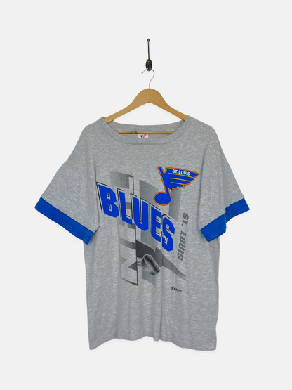 90's St Louis Blues NHL USA Made Vintage T-Shirt Size M