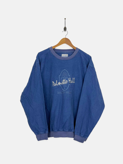 90's Palmetto Hill Hilton Head Embroidered Vintage Sweatshirt Size M-L