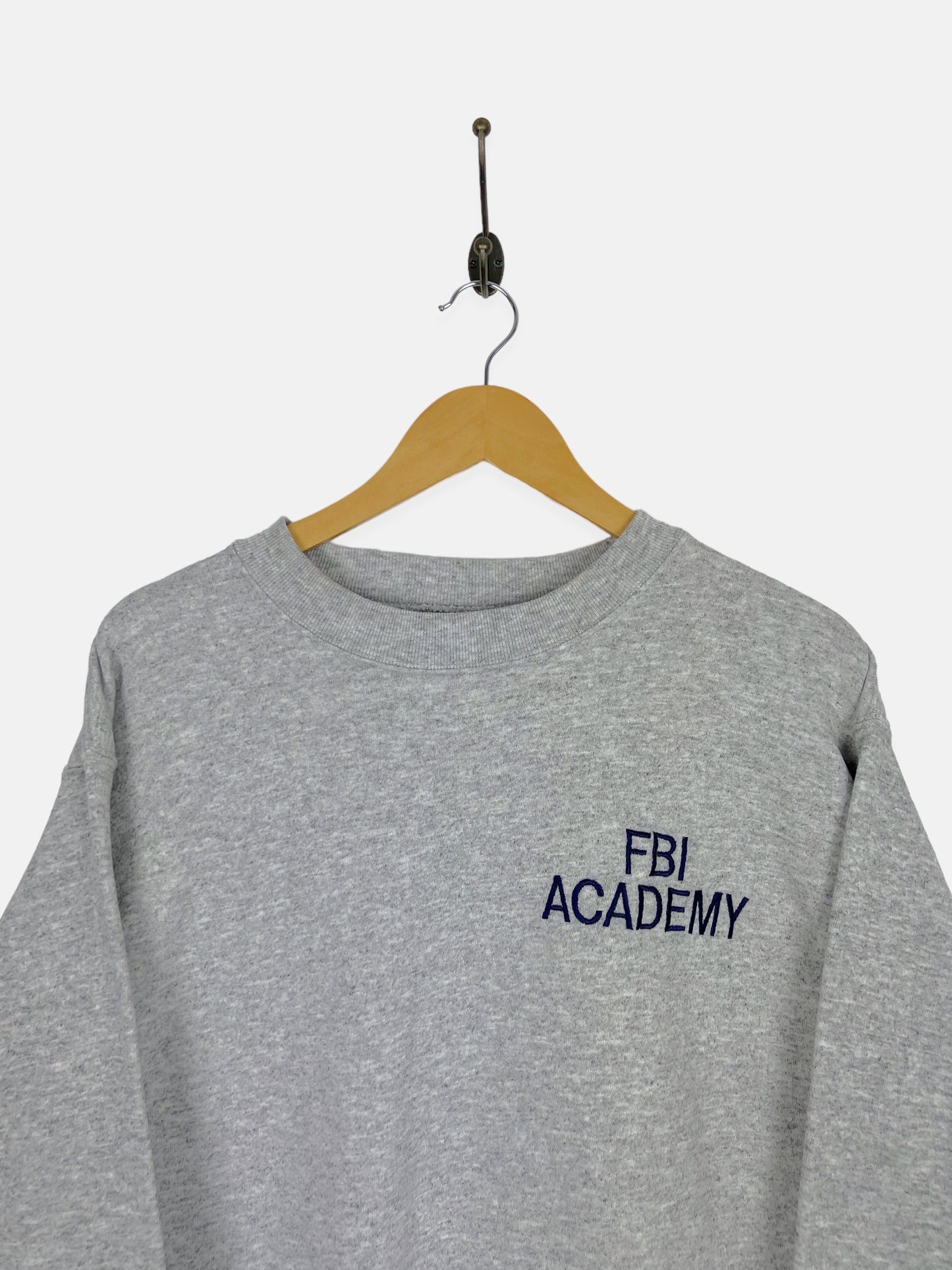 90's FBI Academy USA Made Embroidered Vintage Sweatshirt Size M-L