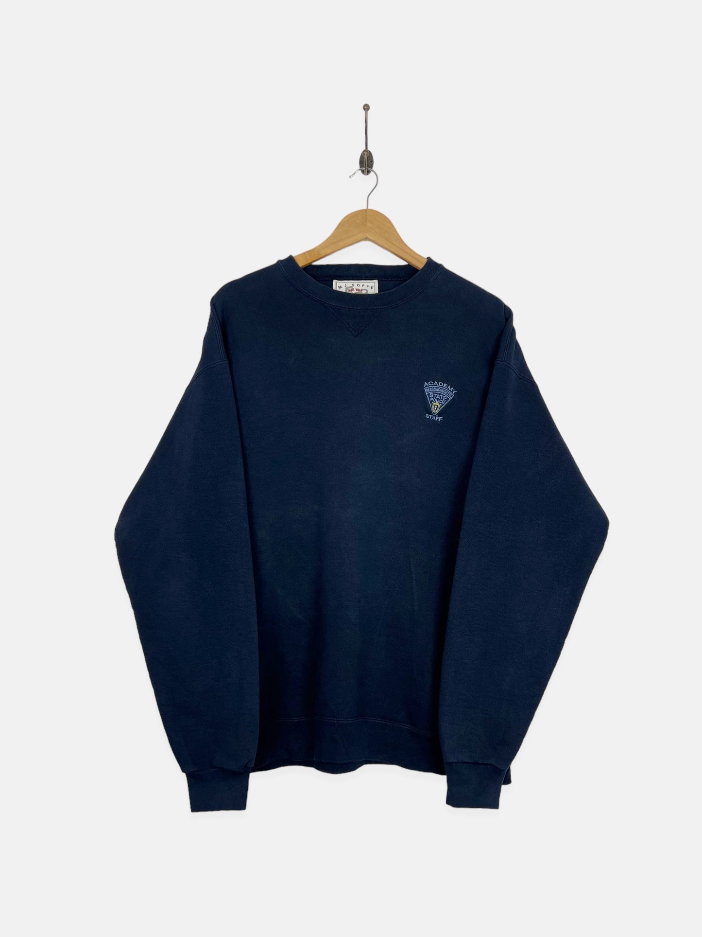 90's Massachusetts State Police Academy Embroidered Vintage Sweatshirt Size XL