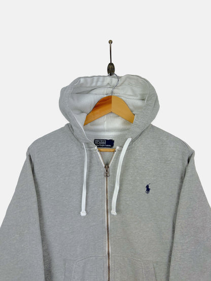 90's Ralph Lauren Embroidered Vintage Zip-Up Hoodie Size 8-10