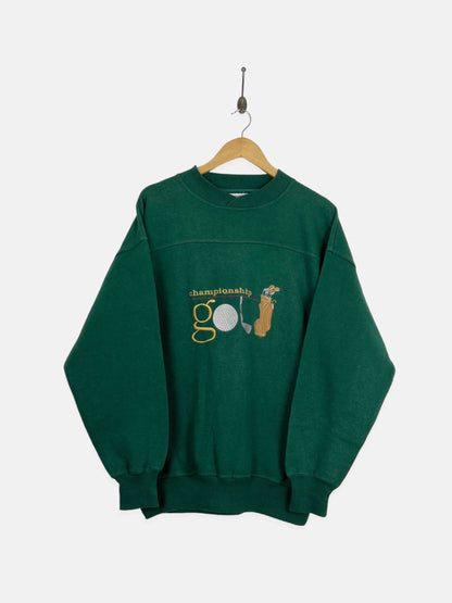 90's Championship Golf Embroidered Vintage Sweatshirt Size L-XL