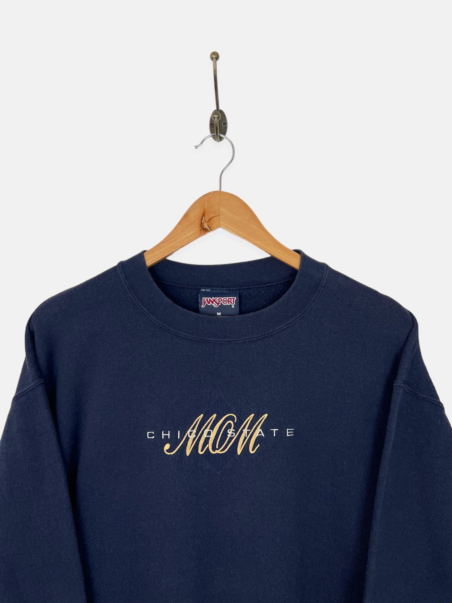90's Jansport Chico State Mum Embroidered Vintage Sweatshirt Size 8-10