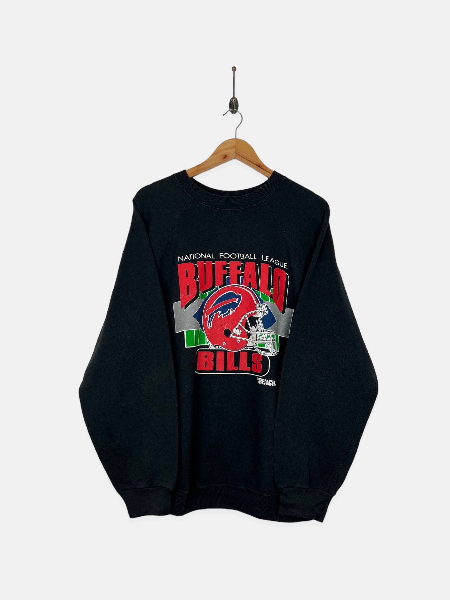 90'S Buffalo Bills NFL USA Made Vintage Sweatshirt Size XL-2XL