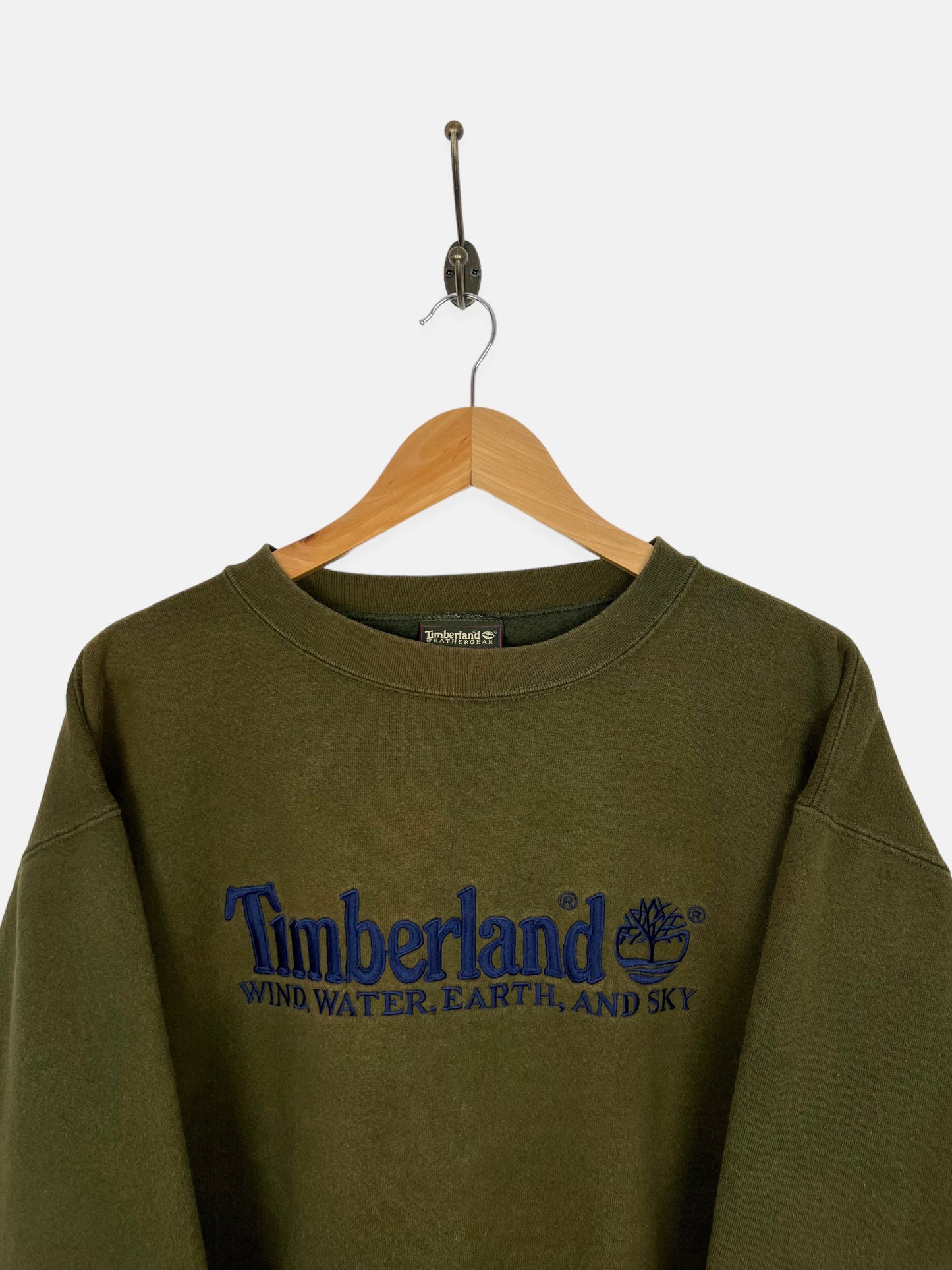 90's Timberland USA Made Embroidered Vintage Sweatshirt Size M