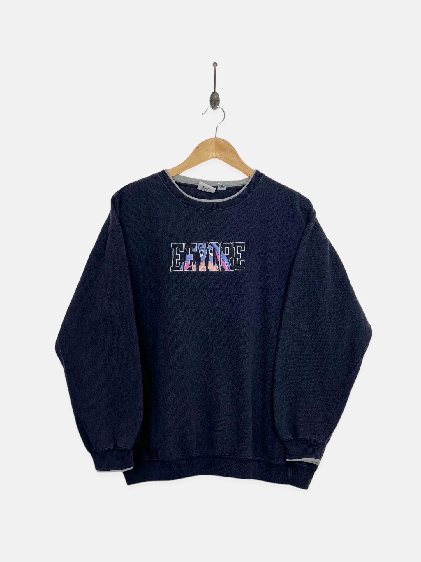 90's Disney Eeyore Embroidered Vintage Sweatshirt Size 8-10