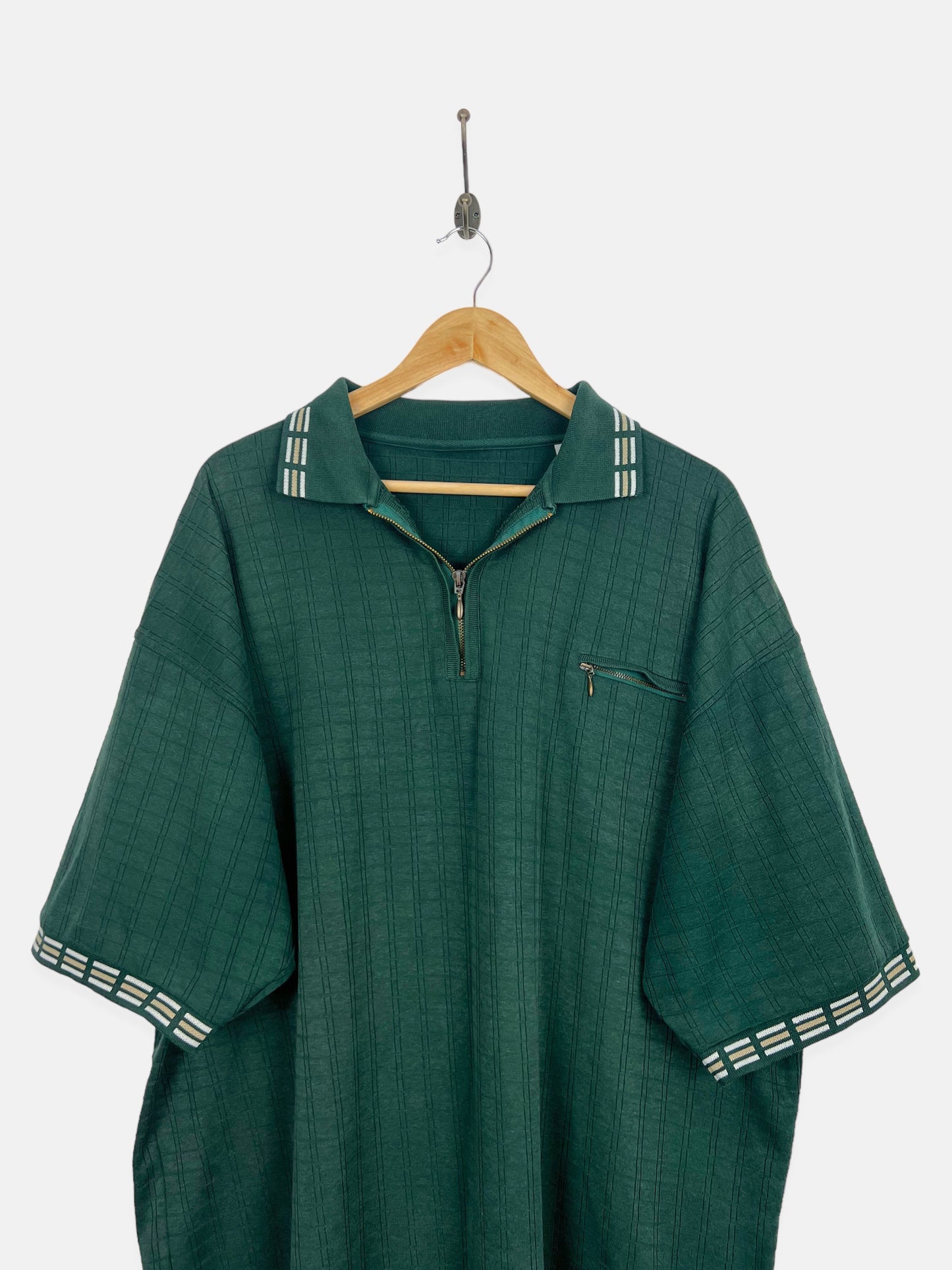 90's Green Vintage Polo Size 2-3XL