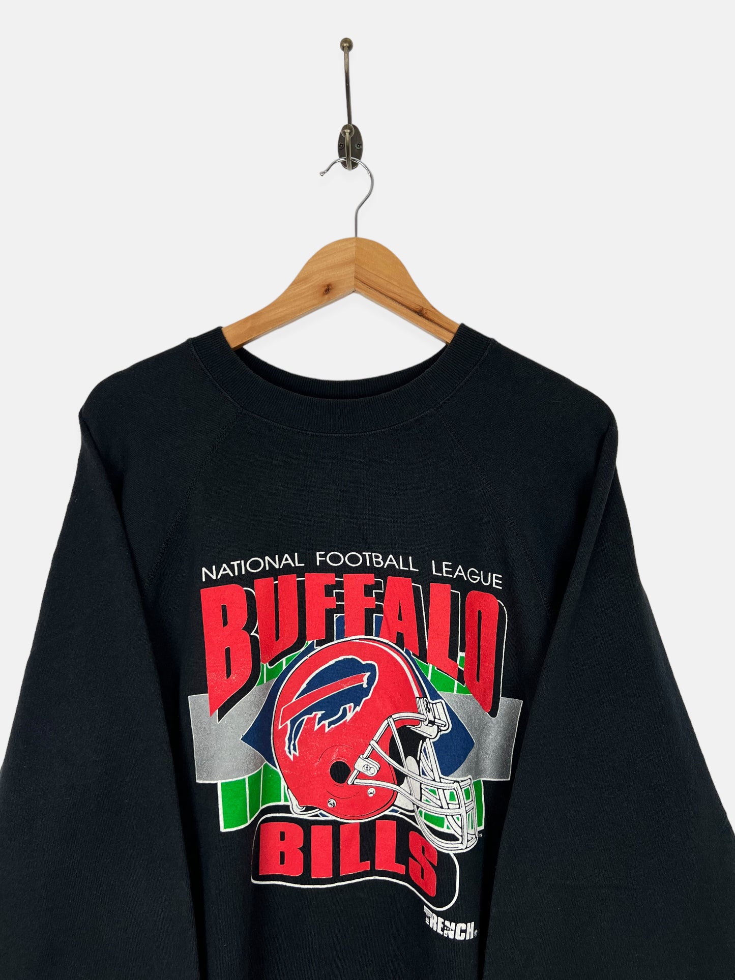 90'S Buffalo Bills NFL USA Made Vintage Sweatshirt Size XL-2XL