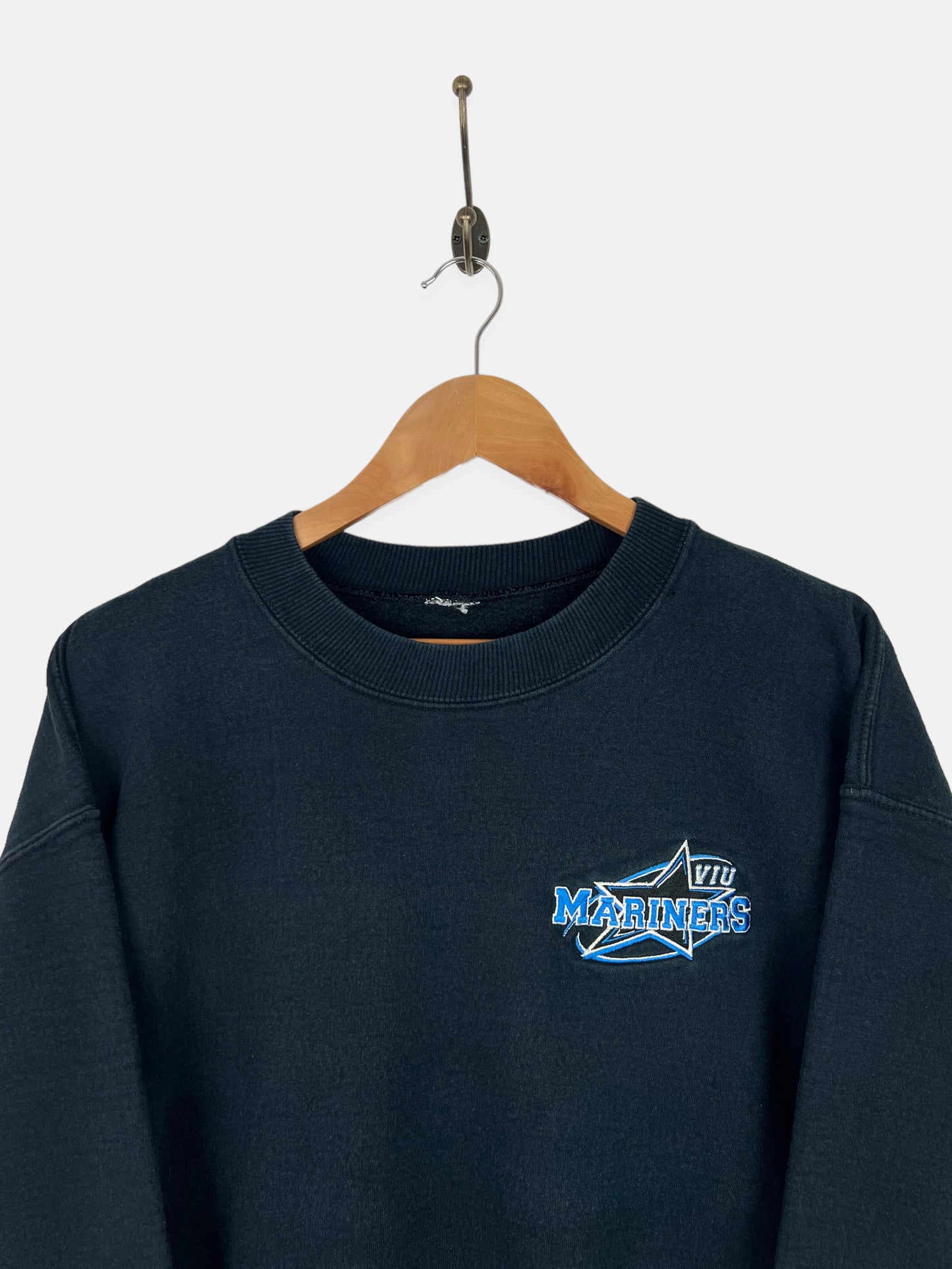 90's VIU Mariners Embroidered Vintage Sweatshirt M