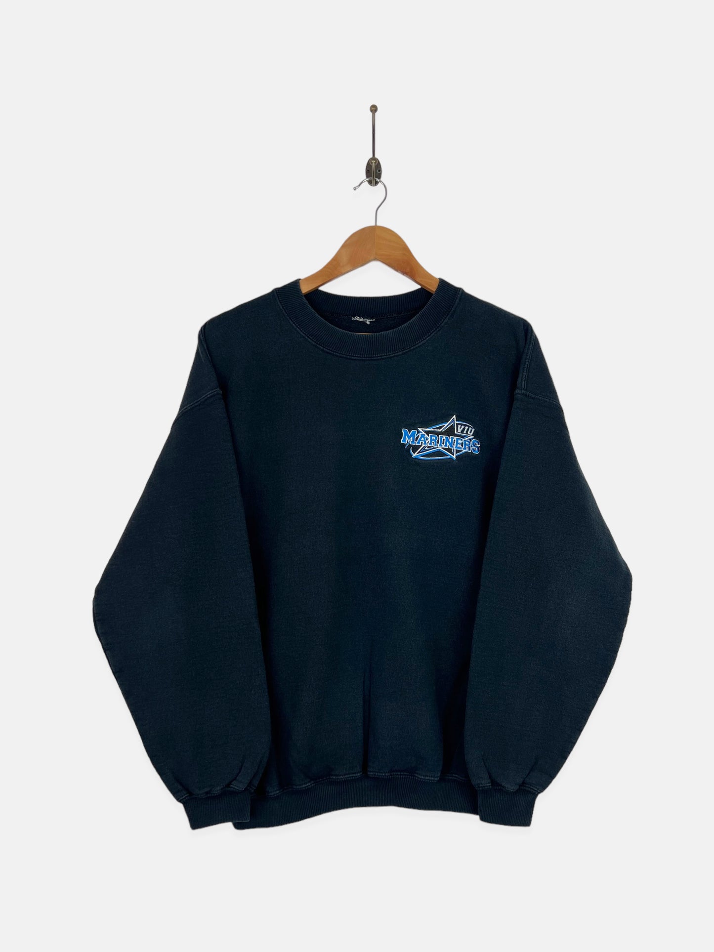 90's VIU Mariners Embroidered Vintage Sweatshirt M