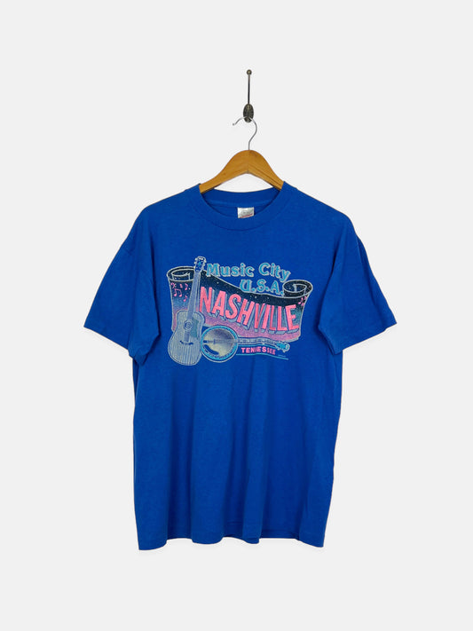 90's Music City Tennessee USA Made Vintage T-Shirt Size 12-14