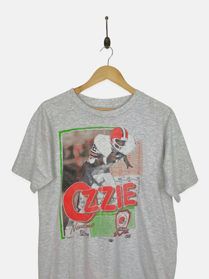 90's Cleveland Browns Ozzie Newsome NFL USA Made Vintage T-Shirt Size 12