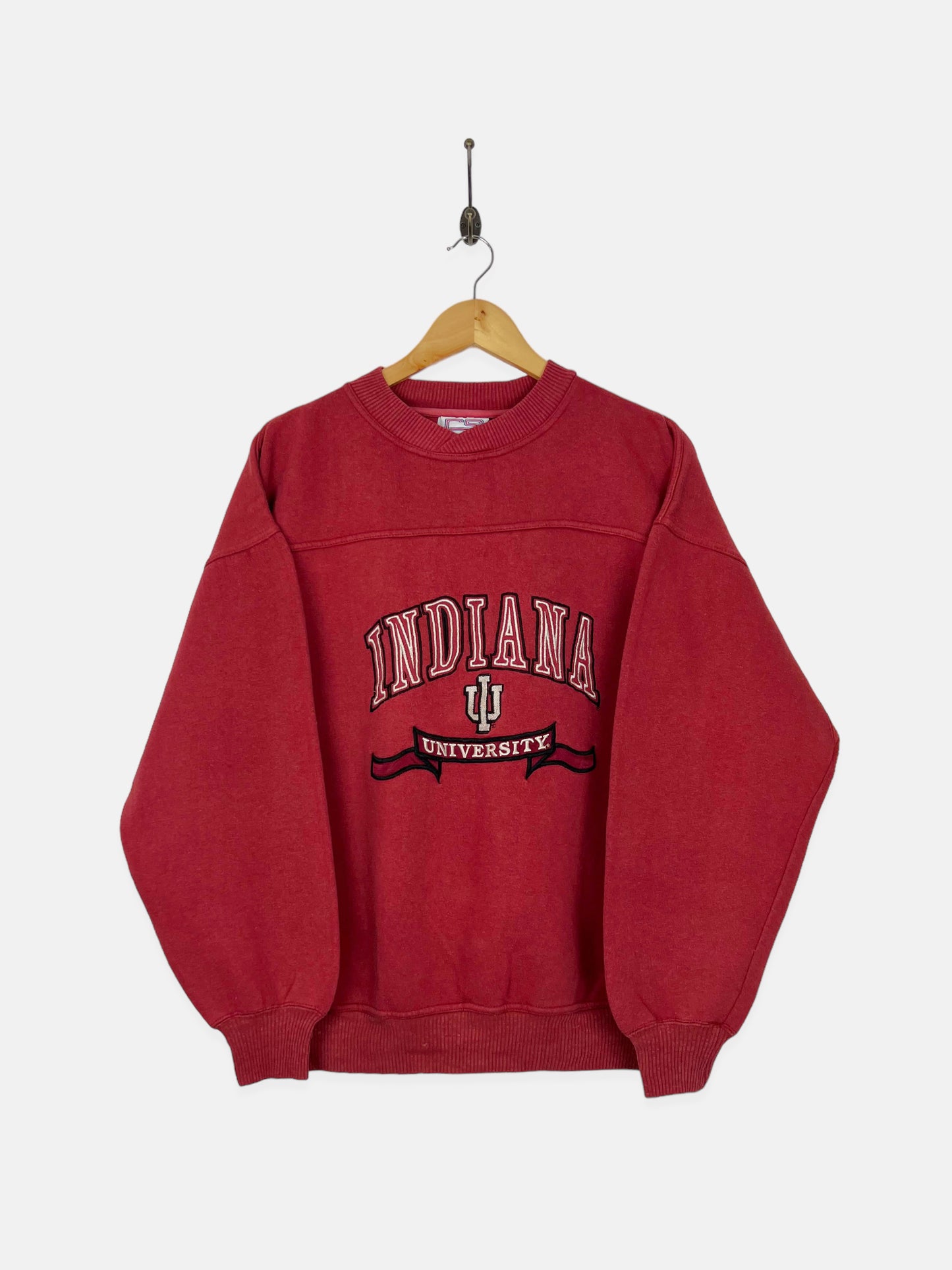 90's Indiana University Embroidered Vintage Sweatshirt Size L