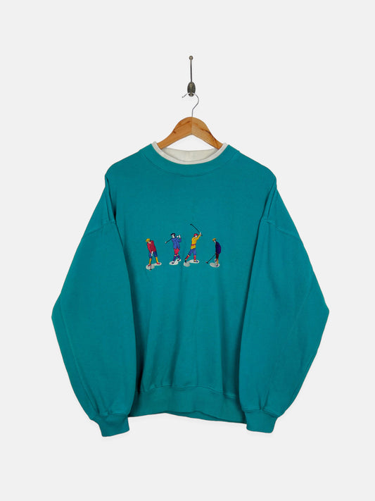 90's Golf Embroidered Vintage Sweatshirt Size M
