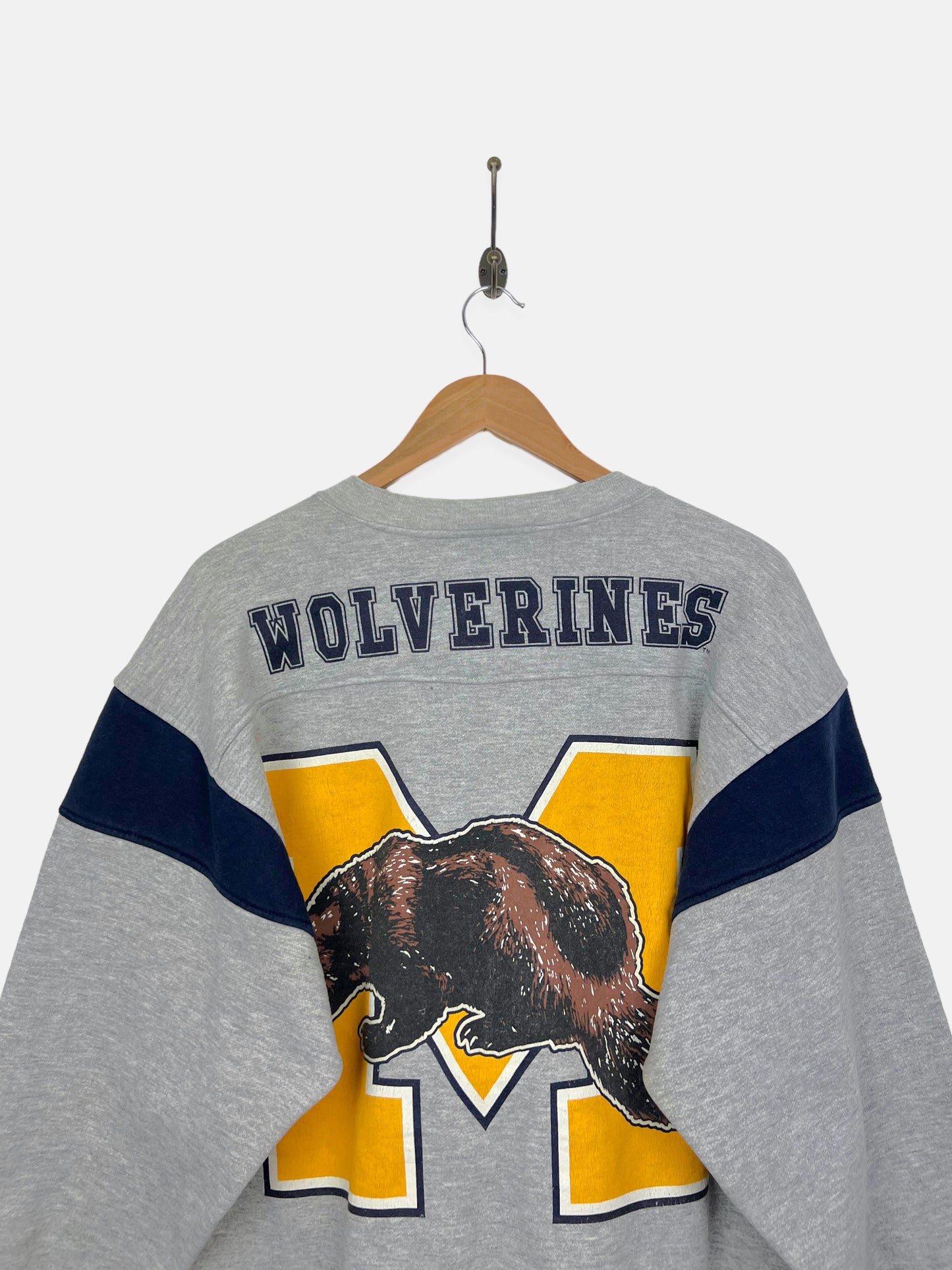 90's Michigan Wolverines Vintage Sweatshirt Size M-L