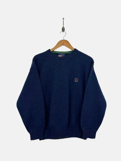 90's Tommy Hilfiger Embroidered Vintage Wool Sweatshirt Size 8-10