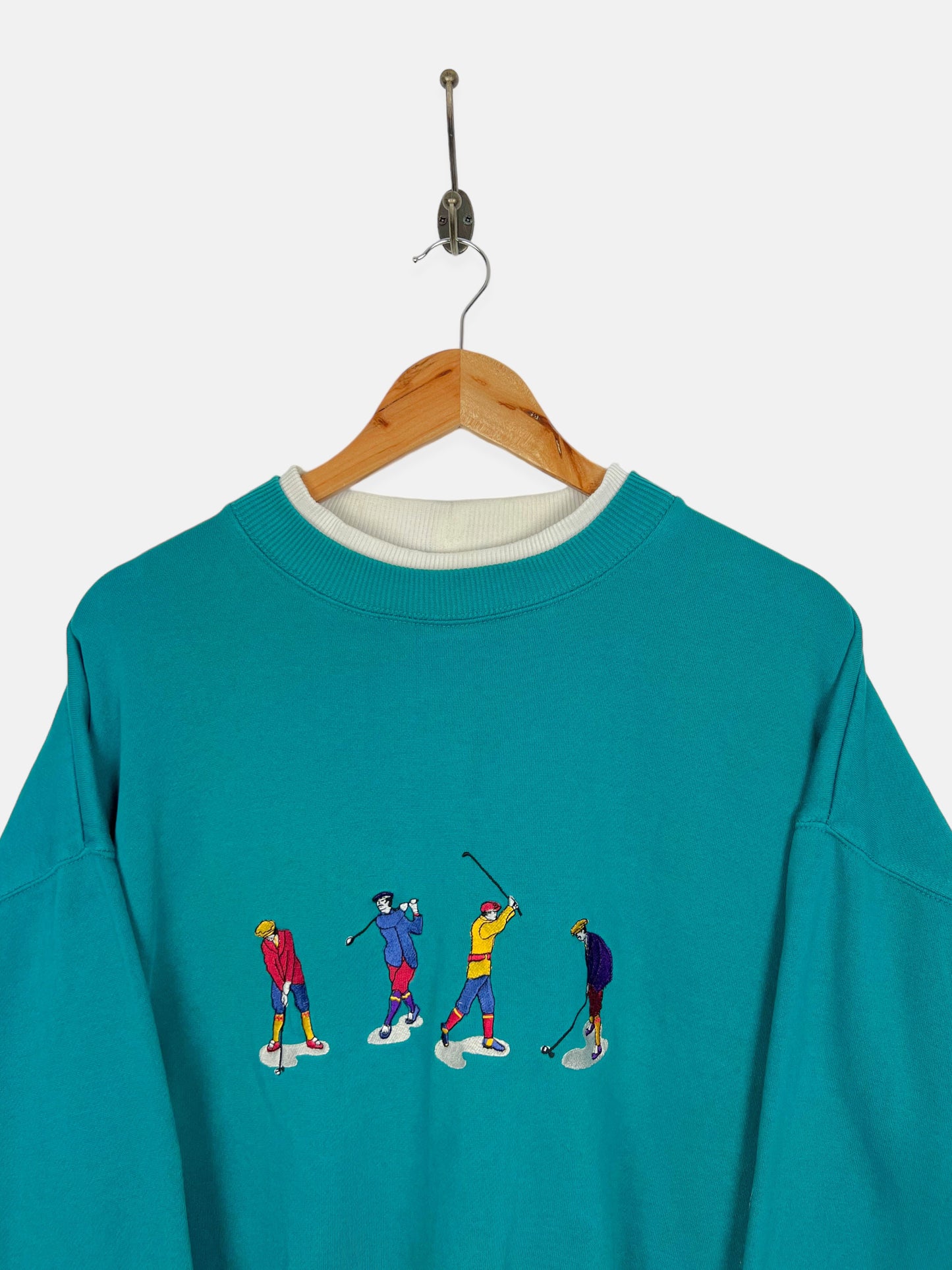 90's Golf Embroidered Vintage Sweatshirt Size M