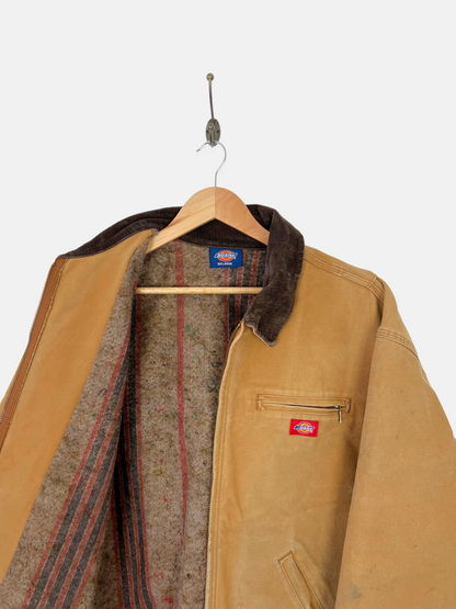 90's Dickies Heavy Duty Lined Vintage Corduroy Collar Jacket Size XL-2XL