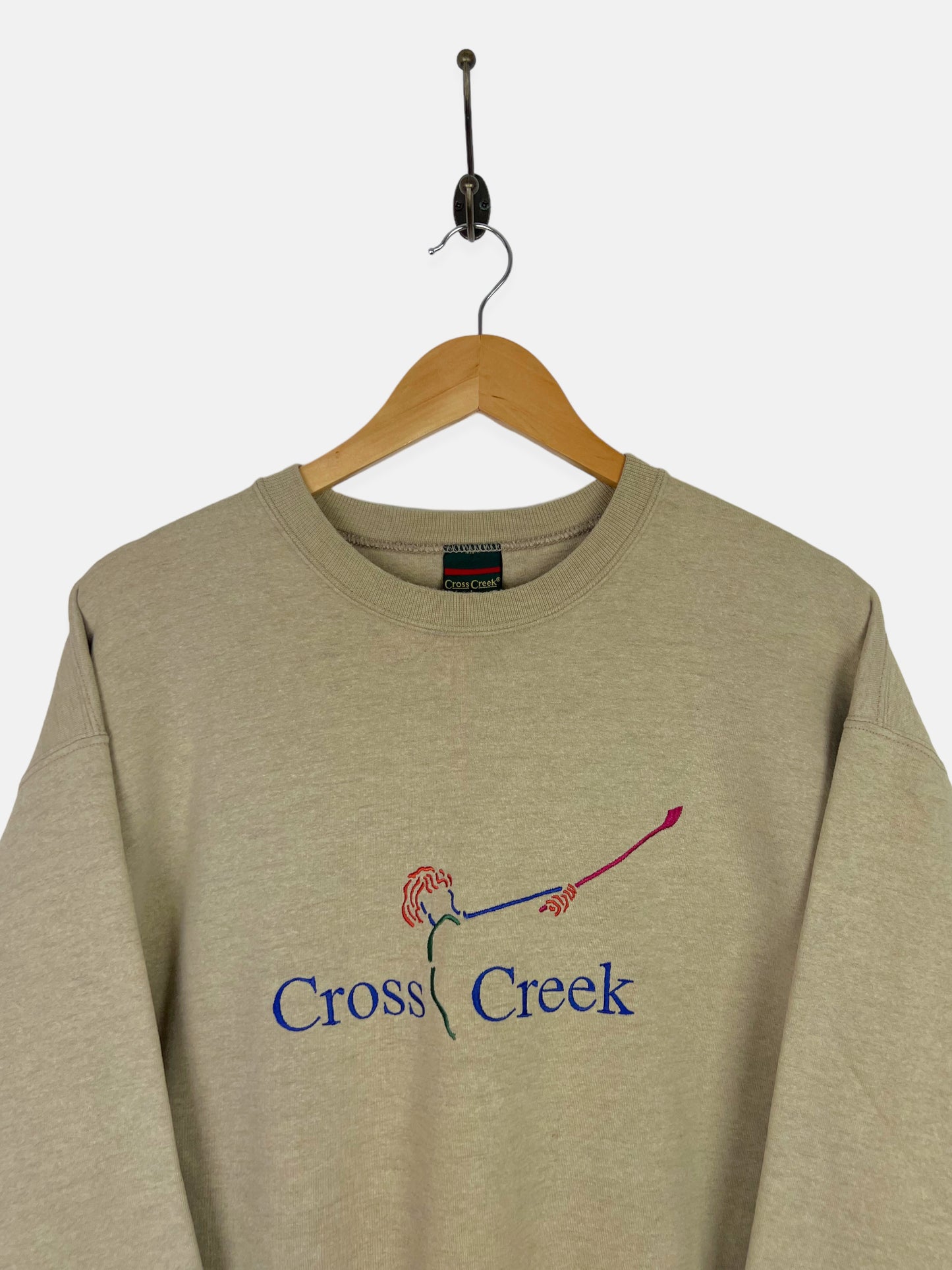 90's Cross Creek Golf Club USA Made Embroidered Vintage Sweatshirt L