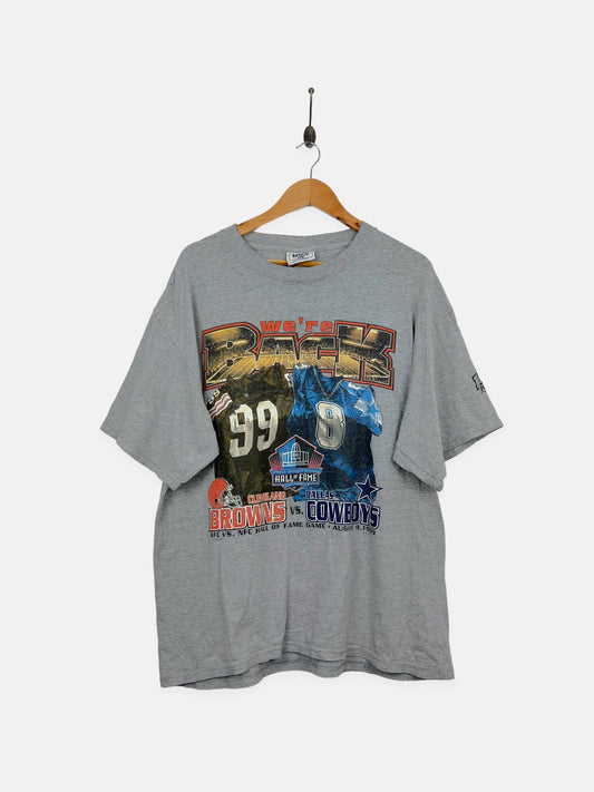 90's Browns vs Cowboys NFL Vintage T-Shirt Size XL