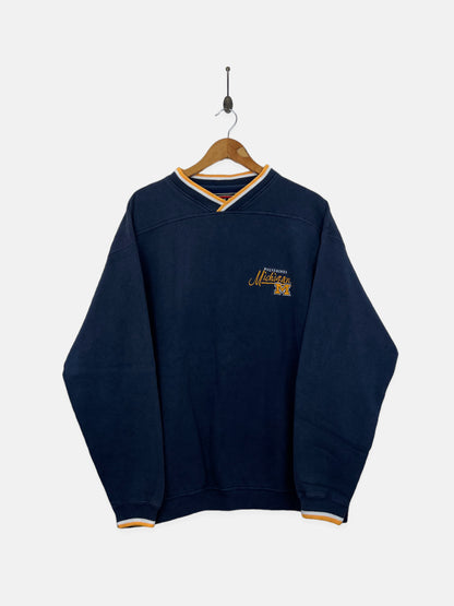 90's Michigan Wolverines Embroidered Vintage Sweatshirt Size XL