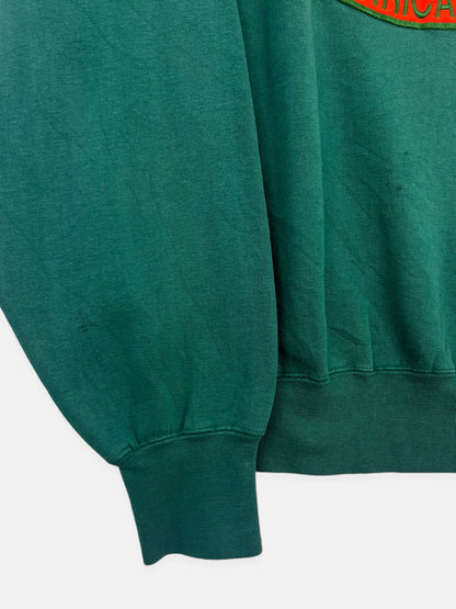 90's Miami Hurricanes Embroidered Vintage Sweatshirt Size M-L