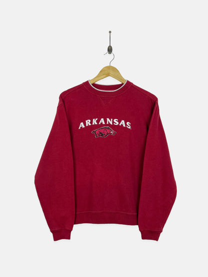 90's Arkansas Embroidered Vintage Sweatshirt Size 6-8