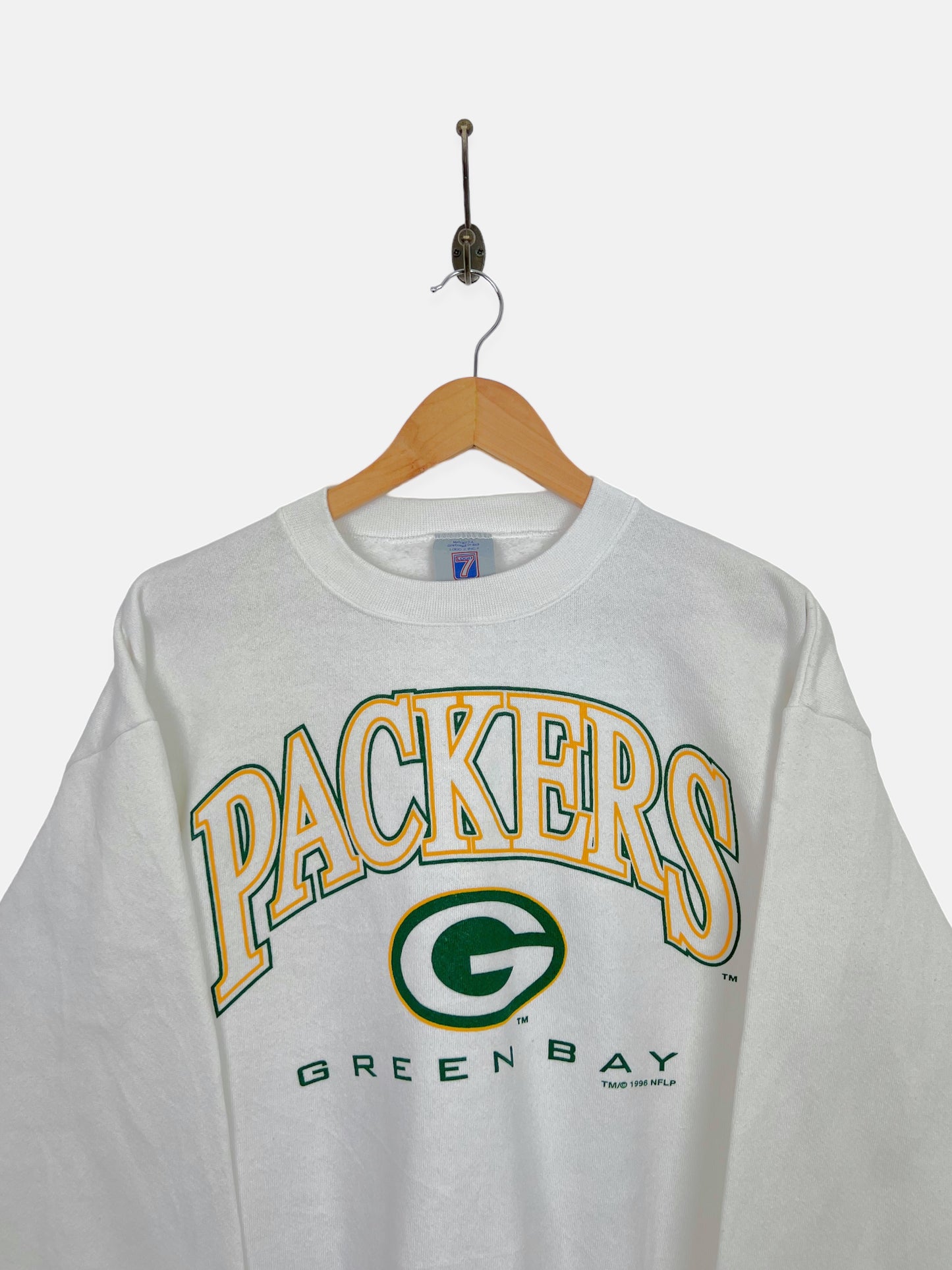 1996 Green Bay Packers NFL USA Made Vintage Sweatshirt Size 10