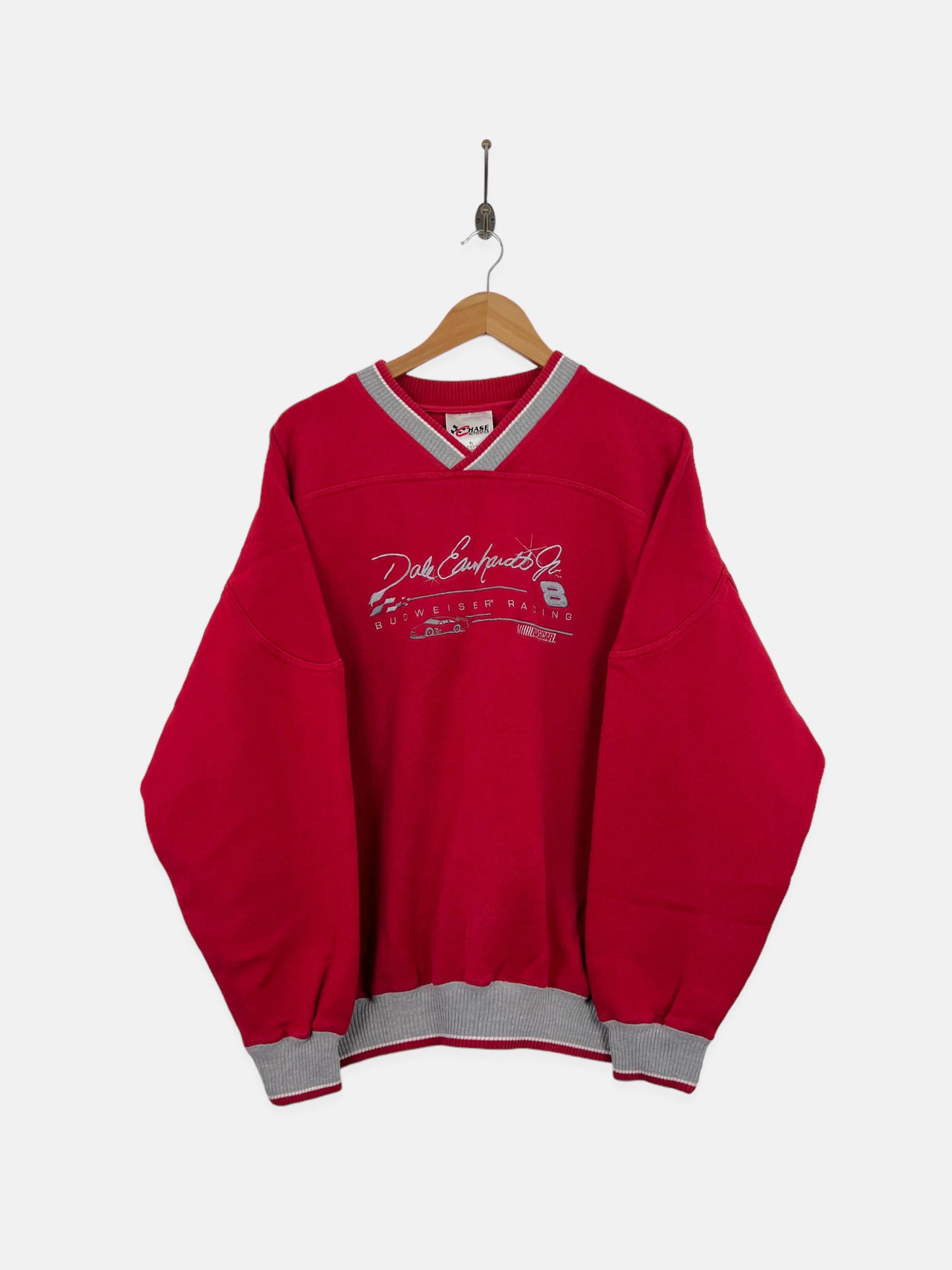 90's NASCAR Dale Earnhardt Jr #8 Embroidered Vintage Sweatshirt Size XL