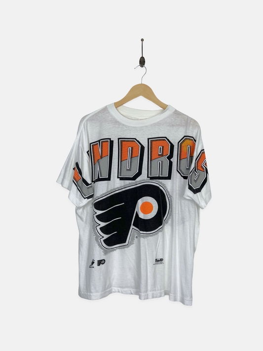 90's Philadelphia Flyers Lindros NHL Vintage T-Shirt Size M