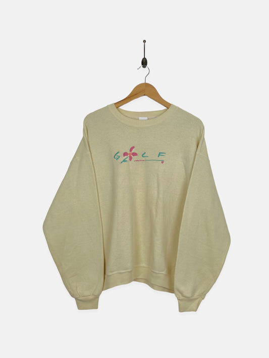 90's Golf USA Made Embroidered Vintage Sweatshirt Size M-L