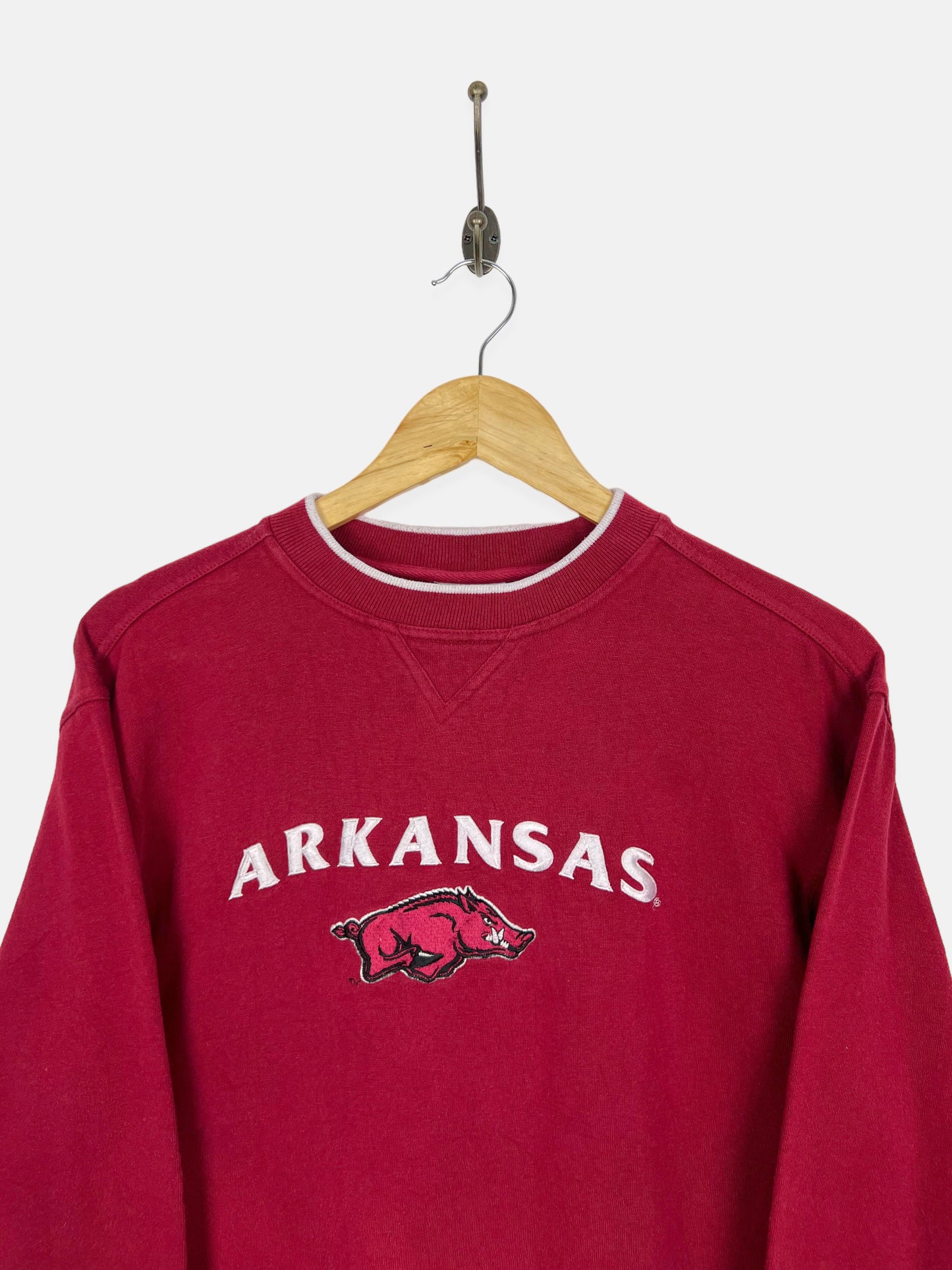 90's Arkansas Embroidered Vintage Sweatshirt Size 6-8