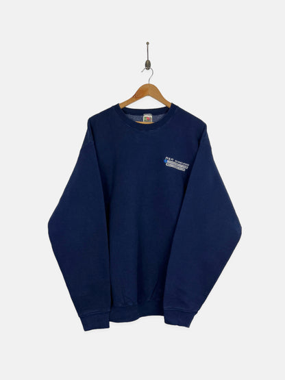 90's R&R Wireless Communications Embroidered Vintage Sweatshirt Size XL