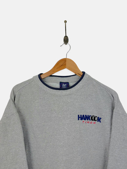 90's Hankook Tires USA Made Embroidered Vintage Sweatshirt Size M-L