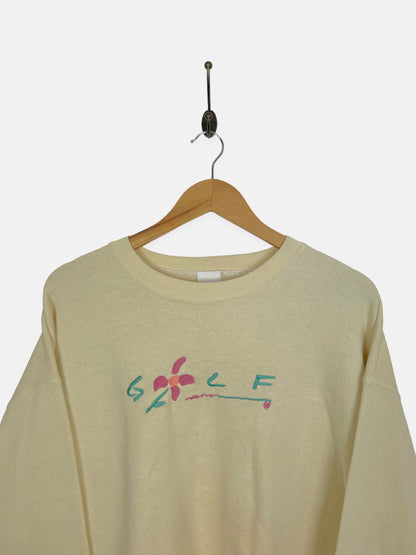 90's Golf USA Made Embroidered Vintage Sweatshirt Size M-L